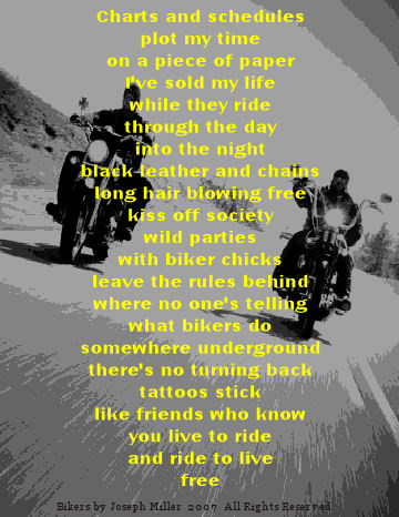 biker poem